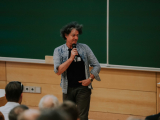 Matjaž Straus Istenič chairing the first session